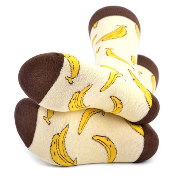 Men's Crew Socks -Bananas - NWT - Picture 3 of 6